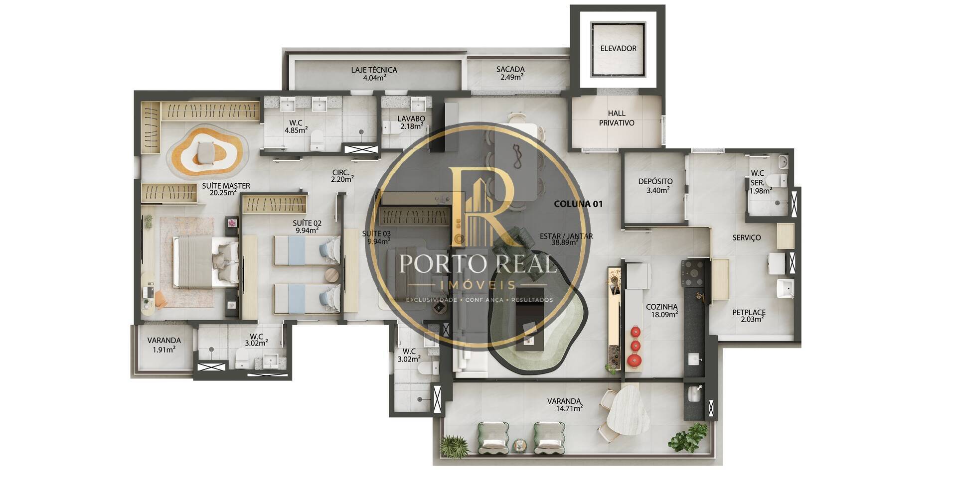 Apartamento, 3 quartos, 139 m² - Foto 9